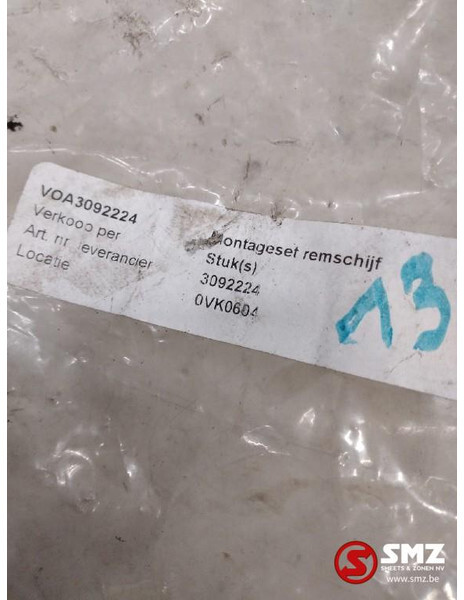 Volvo Remschijf accessoire kit volvo 3092224 - 브레이크 디스크 트럭 용 : 사진 2 Volvo Remschijf accessoire kit volvo 3092224 - 브레이크 디스크 트럭 용 : 사진 2