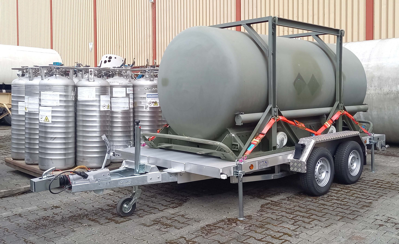 CRYOBASE Gas tank cryogenic trailer used for nitrogen, oxygen, argon - 유조 트레일러 : 사진 1 CRYOBASE Gas tank cryogenic trailer used for nitrogen, oxygen, argon - 유조 트레일러 : 사진 1