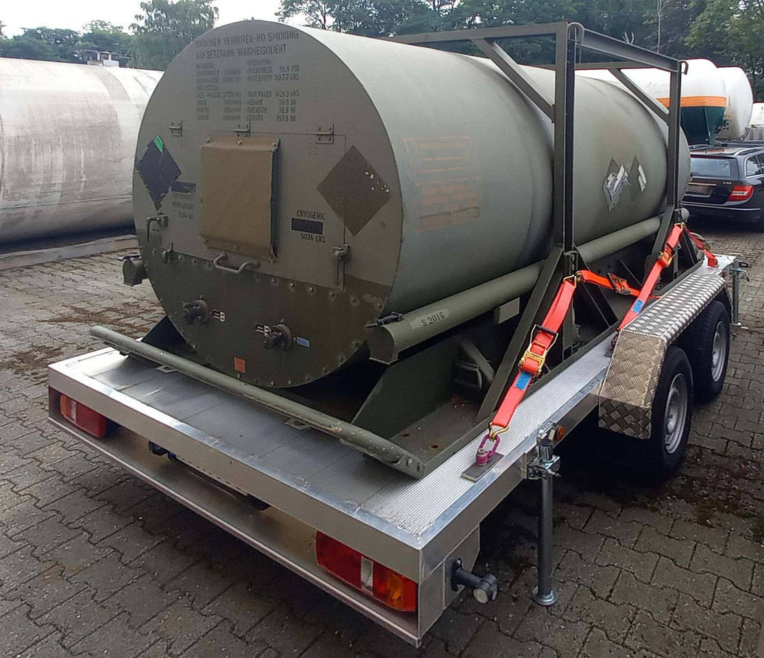 CRYOBASE Gas tank cryogenic trailer used for nitrogen, oxygen, argon - 유조 트레일러 : 사진 4 CRYOBASE Gas tank cryogenic trailer used for nitrogen, oxygen, argon - 유조 트레일러 : 사진 4