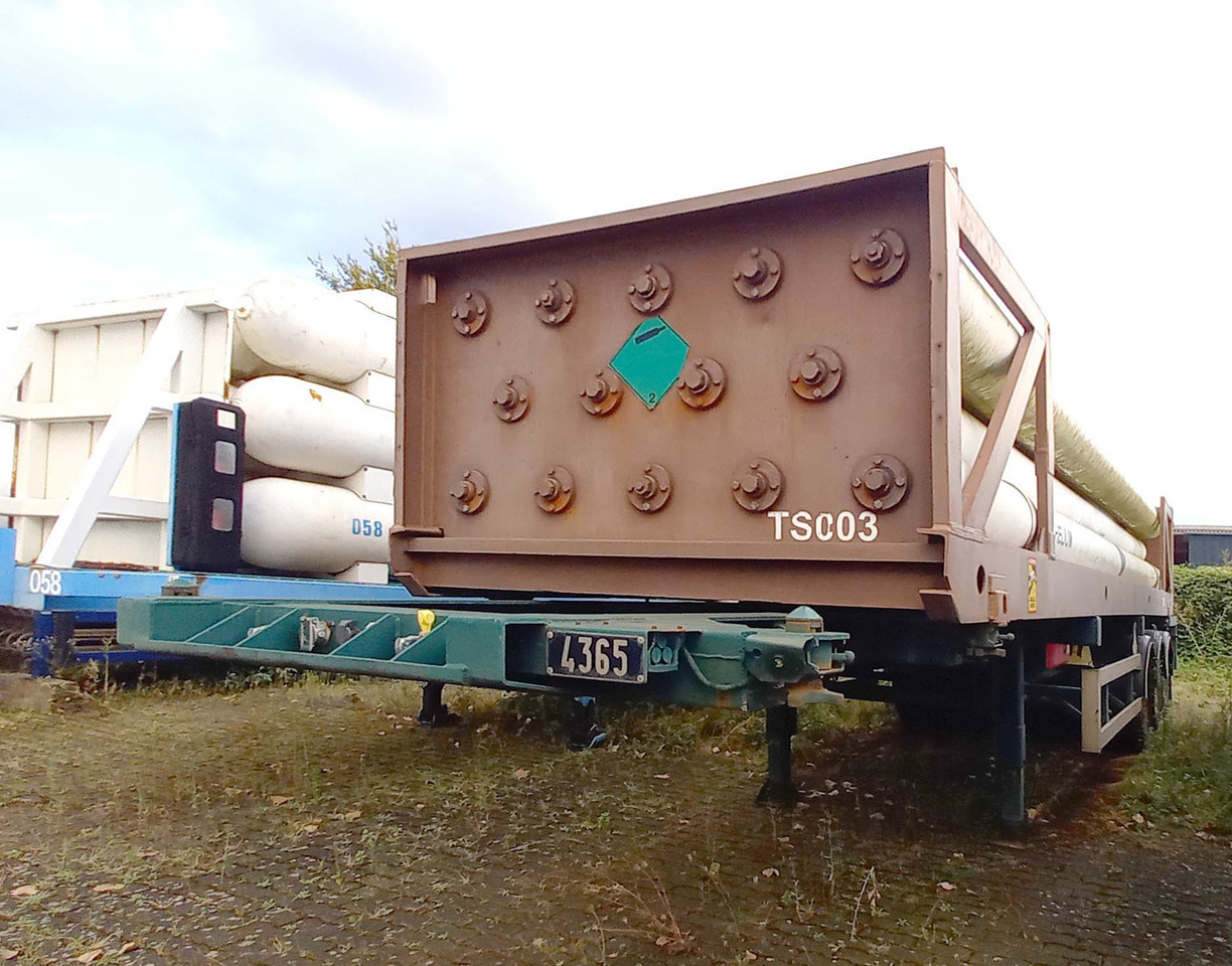 FRUEHAUF Gas tank tube semi-trailer used for compressed helium, hydrogen, Wasserstoff - 유조 세미 트레일러 : 사진 2 FRUEHAUF Gas tank tube semi-trailer used for compressed helium, hydrogen, Wasserstoff - 유조 세미 트레일러 : 사진 2