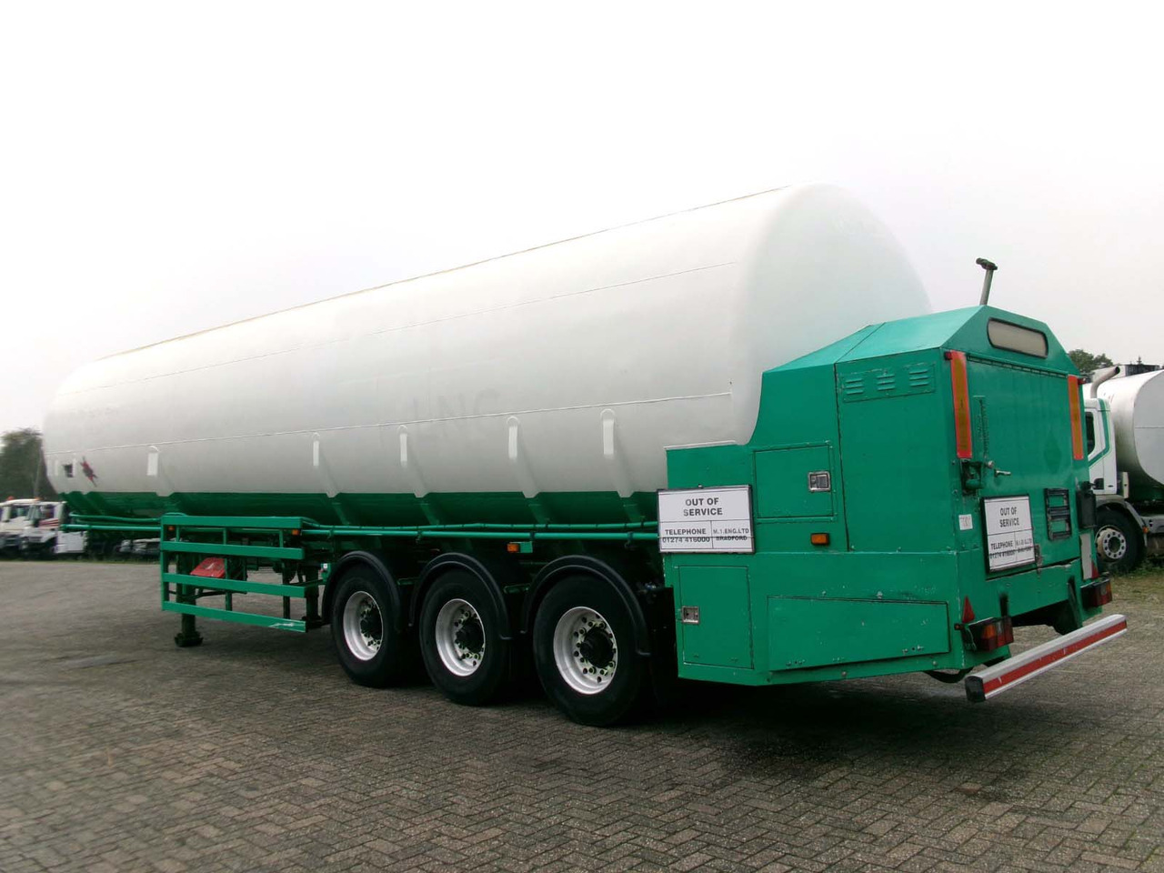 M1 Engineering Gas tank semi-trailer cryogenic used for LNG Methan Methane - 유조 세미 트레일러 : 사진 4 M1 Engineering Gas tank semi-trailer cryogenic used for LNG Methan Methane - 유조 세미 트레일러 : 사진 4