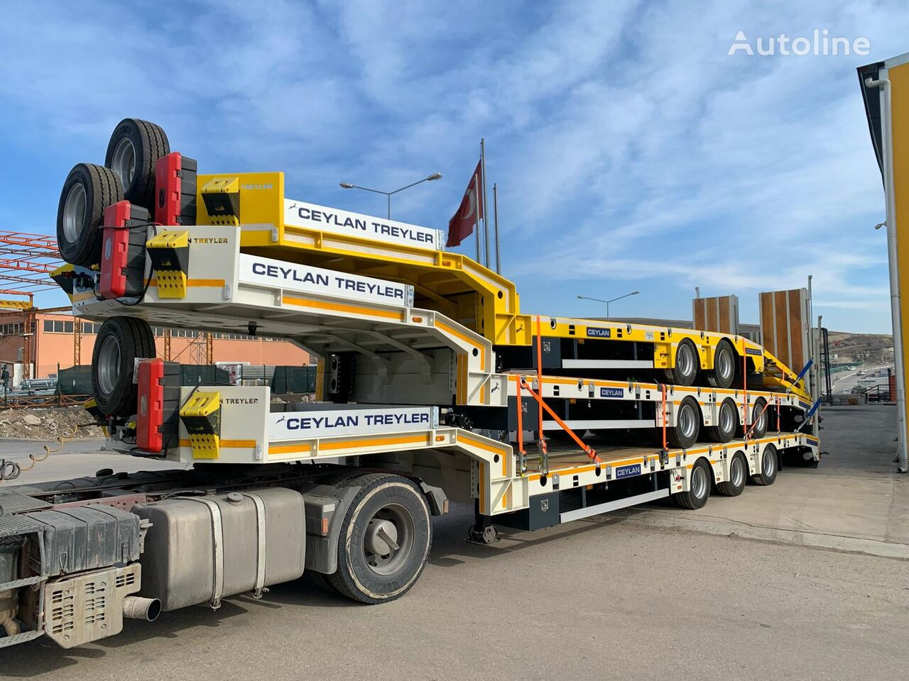 CEYLAN 2 AXLES STANDART & EXTENDABLE LOWBED - 저하대 세미 트레일러 : 사진 4 CEYLAN 2 AXLES STANDART & EXTENDABLE LOWBED - 저하대 세미 트레일러 : 사진 4
