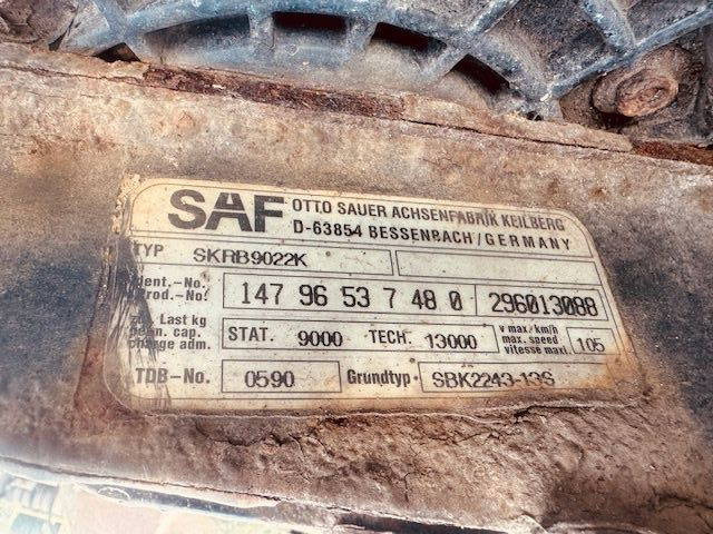 SAF Schijfremmen  - 차축 및 부품 트럭 용 : 사진 3 SAF Schijfremmen  - 차축 및 부품 트럭 용 : 사진 3