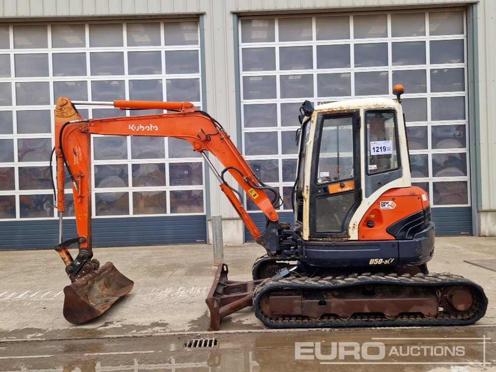 2007 Kubota U50-3 - 미니 굴삭기 : 사진 2 2007 Kubota U50-3 - 미니 굴삭기 : 사진 2