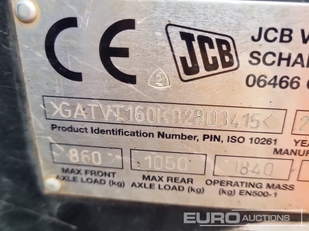 2012 JCB VMT160 - 롤러 : 사진 2 2012 JCB VMT160 - 롤러 : 사진 2