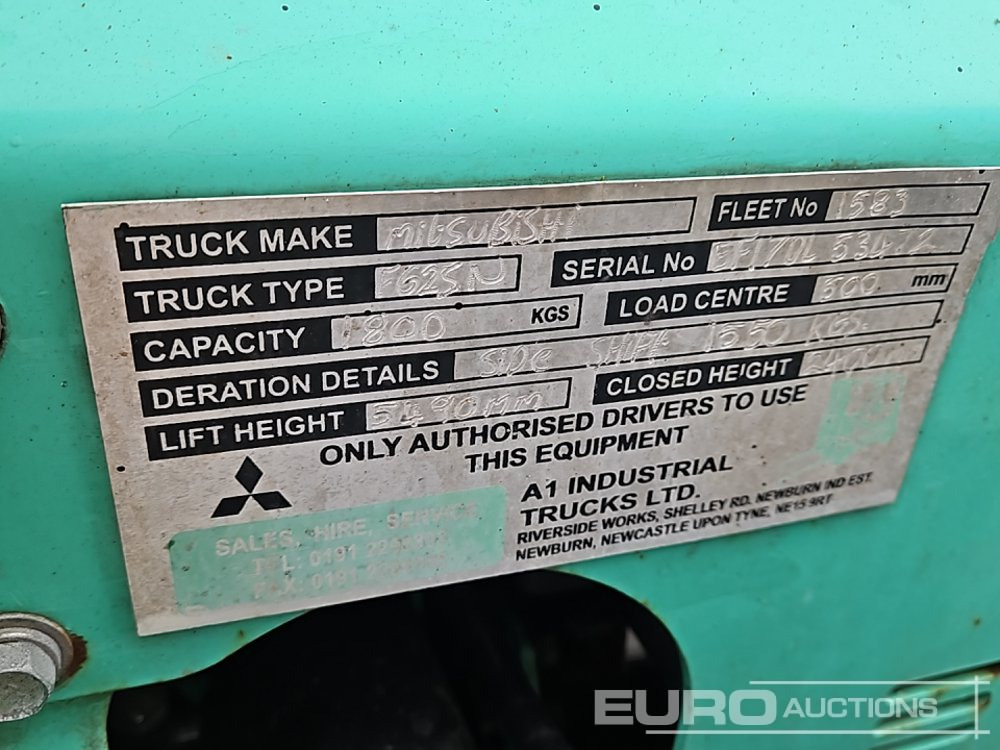 지게차 2012 Mitsubishi FG25N : 사진 42