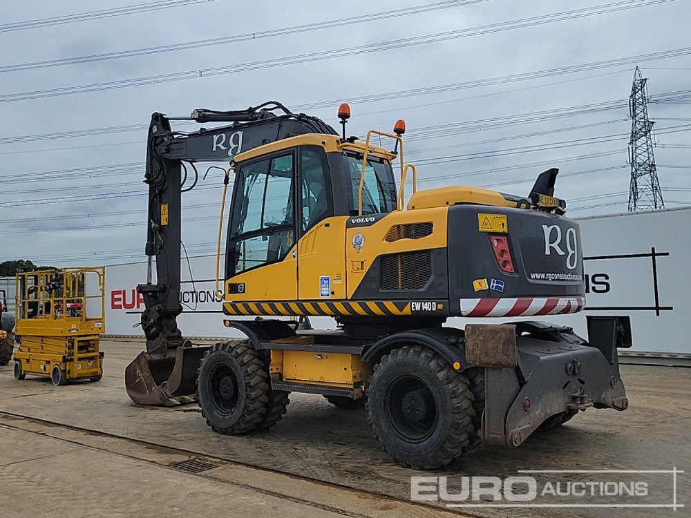 2012 Volvo EW140D - 휠 굴삭기 : 사진 3 2012 Volvo EW140D - 휠 굴삭기 : 사진 3