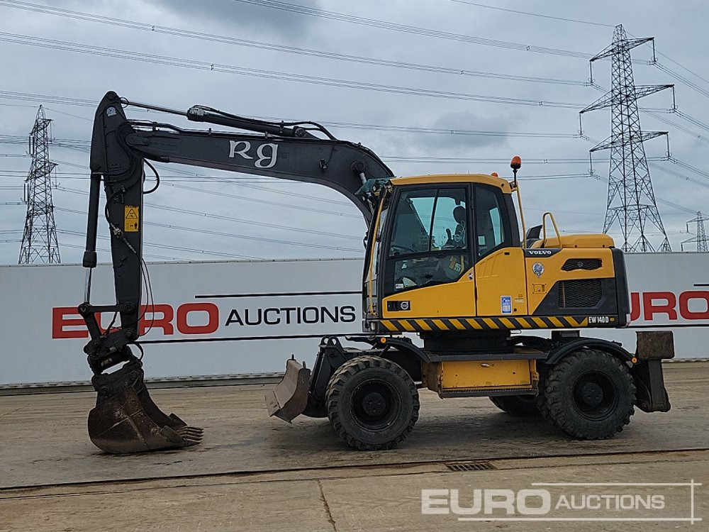 2012 Volvo EW140D - 휠 굴삭기 : 사진 2 2012 Volvo EW140D - 휠 굴삭기 : 사진 2