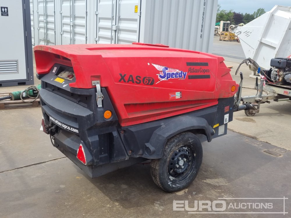 2013 Atlas Copco XAS67 130CFM - 공기 압축기 : 사진 5 2013 Atlas Copco XAS67 130CFM - 공기 압축기 : 사진 5