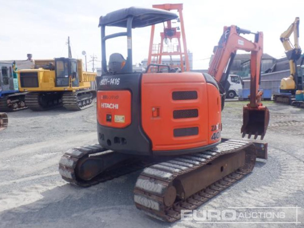 2013 Hitachi ZX40U-5A Rubber Block Pads, Blade, Offset, Bucket - 미니 굴삭기 : 사진 2 2013 Hitachi ZX40U-5A Rubber Block Pads, Blade, Offset, Bucket - 미니 굴삭기 : 사진 2