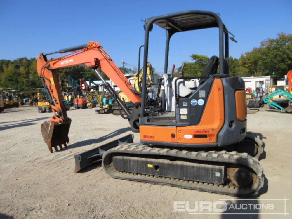 2013 Hitachi ZX40U-5A Rubber Tracks, Blade, Piped, Offset, Canopy - 미니 굴삭기 : 사진 2 2013 Hitachi ZX40U-5A Rubber Tracks, Blade, Piped, Offset, Canopy - 미니 굴삭기 : 사진 2
