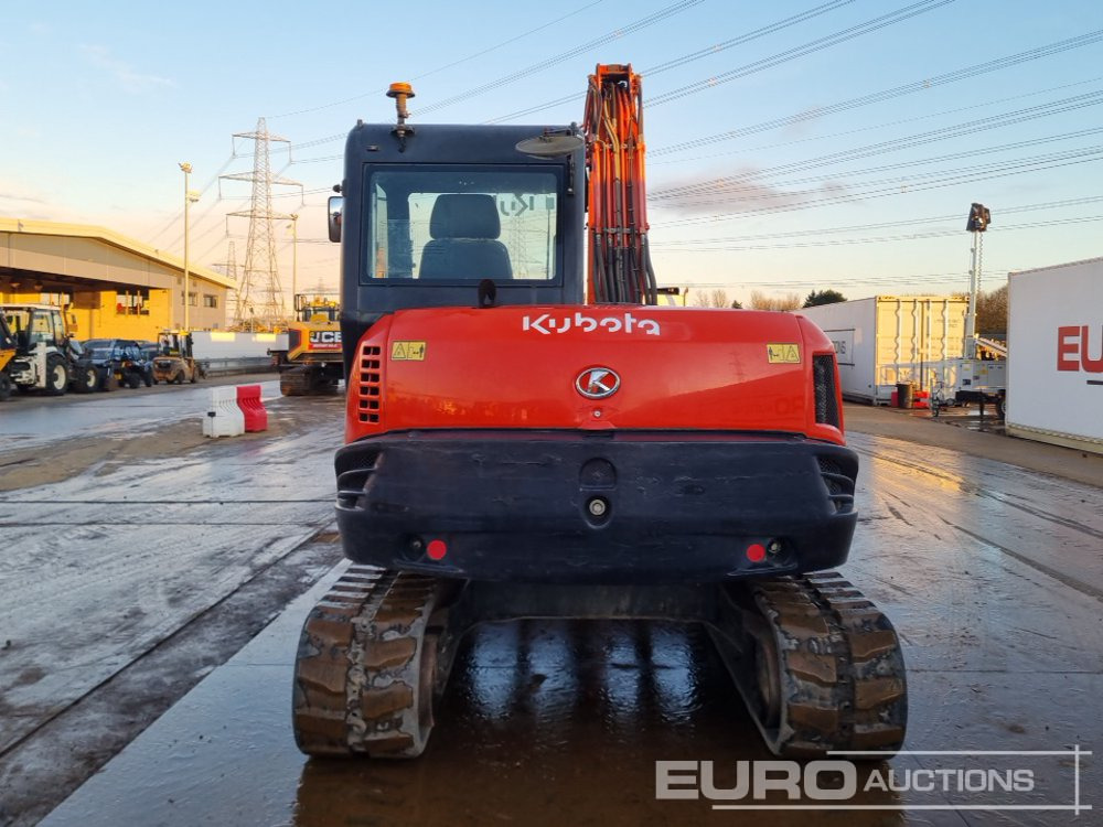2013 Kubota KX080-4 - 미니 굴삭기 : 사진 4 2013 Kubota KX080-4 - 미니 굴삭기 : 사진 4
