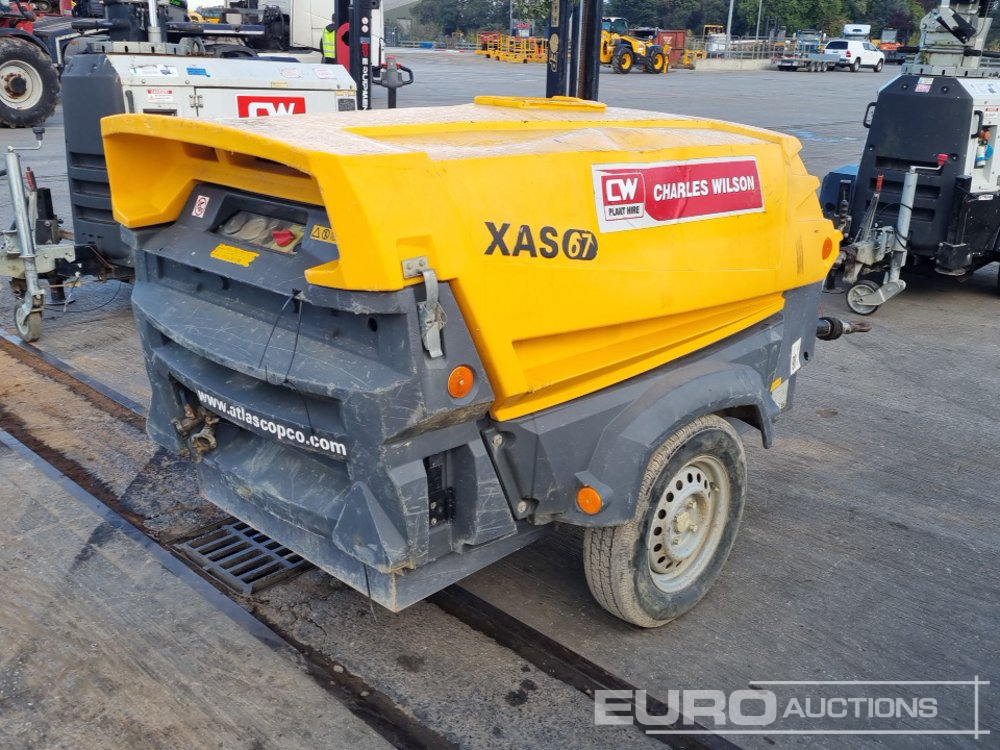 2014 Atlas Copco XAS67 - 공기 압축기 : 사진 5 2014 Atlas Copco XAS67 - 공기 압축기 : 사진 5