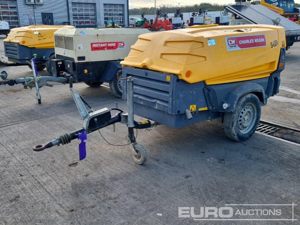 2014 Atlas Copco XAS67 - 공기 압축기 : 사진 1 2014 Atlas Copco XAS67 - 공기 압축기 : 사진 1