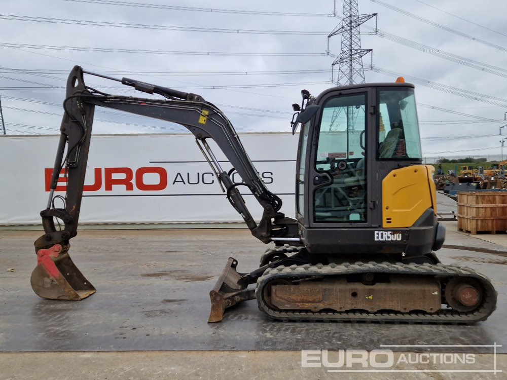 2015 Volvo ECR50D - 미니 굴삭기 : 사진 2 2015 Volvo ECR50D - 미니 굴삭기 : 사진 2