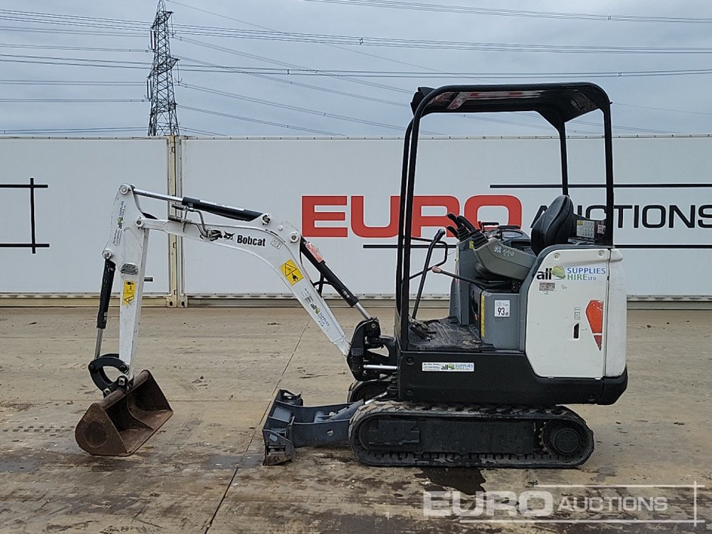 2016 Bobcat E17 - 미니 굴삭기 : 사진 2 2016 Bobcat E17 - 미니 굴삭기 : 사진 2