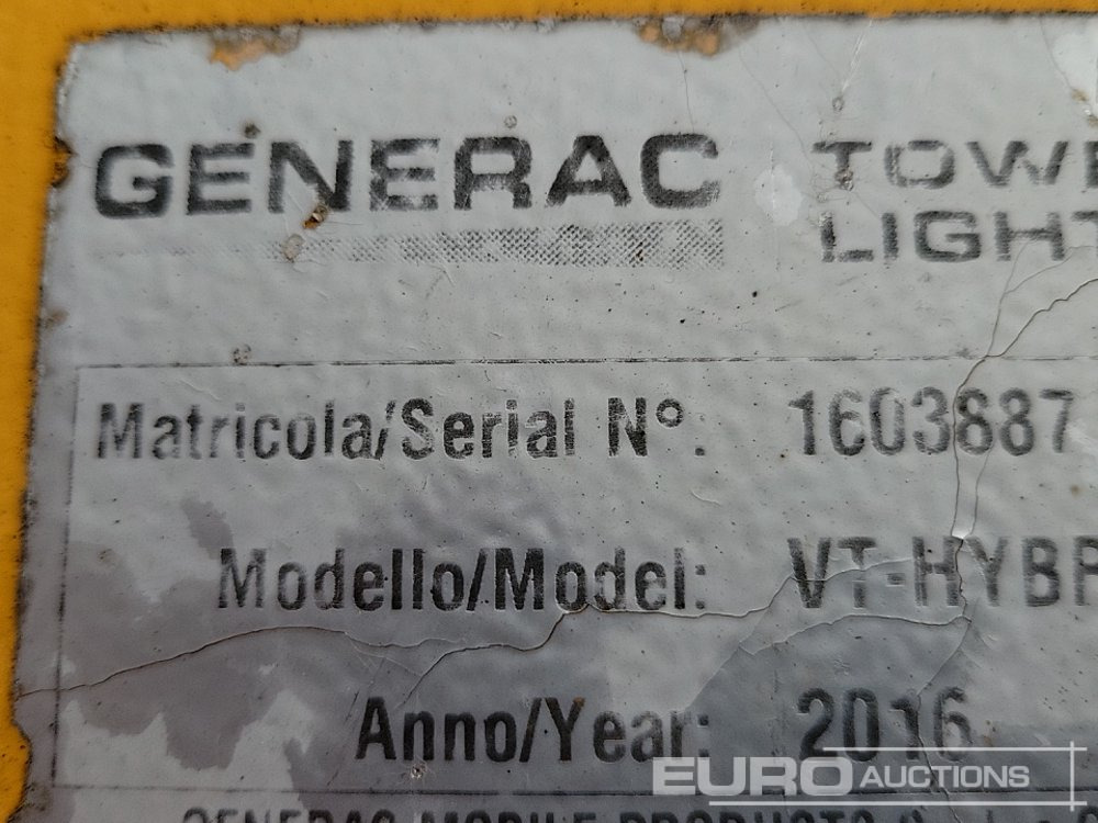 조명 타워 2016 Generac VT-Hybrid : 사진 32