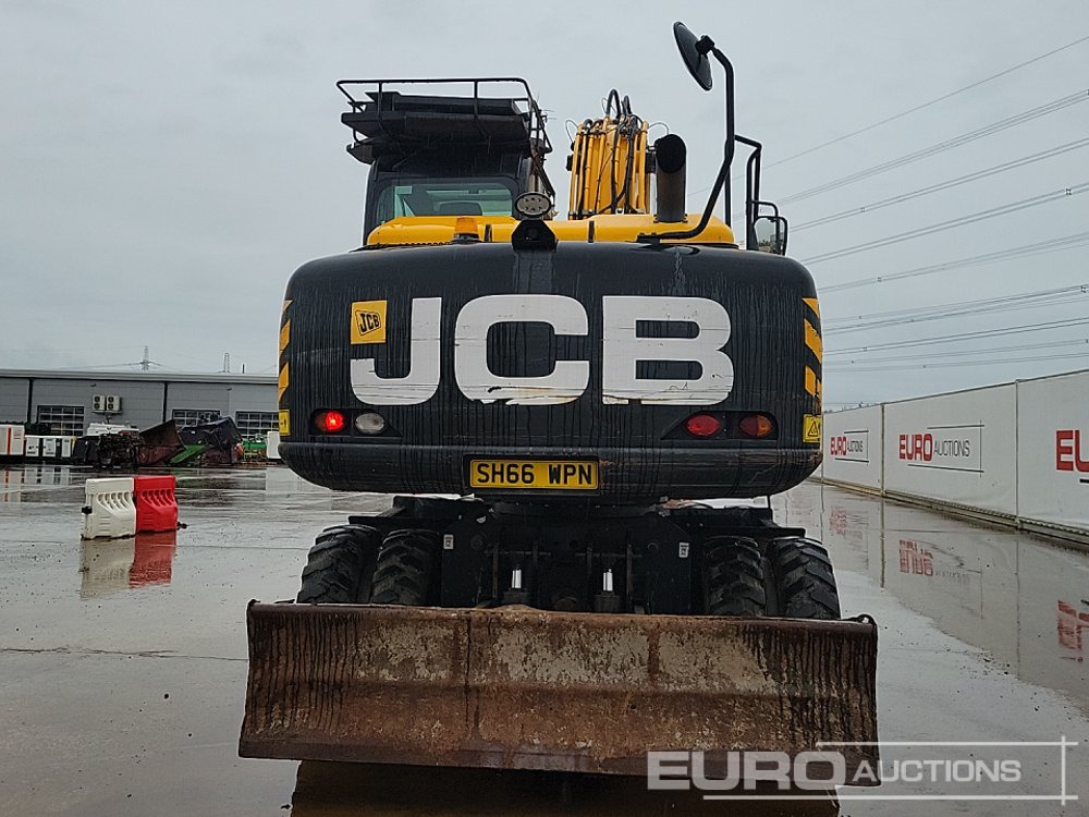 2016 JCB JS145W - 휠 굴삭기 : 사진 4 2016 JCB JS145W - 휠 굴삭기 : 사진 4