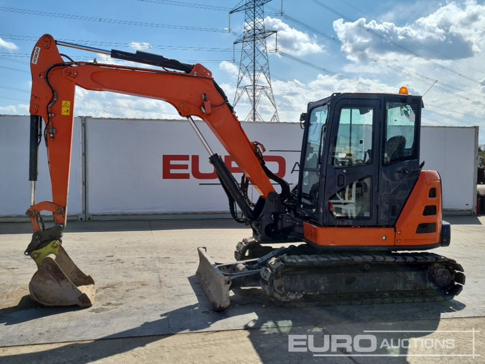 2017 Hitachi ZX65USB-5A - 미니 굴삭기 : 사진 2 2017 Hitachi ZX65USB-5A - 미니 굴삭기 : 사진 2
