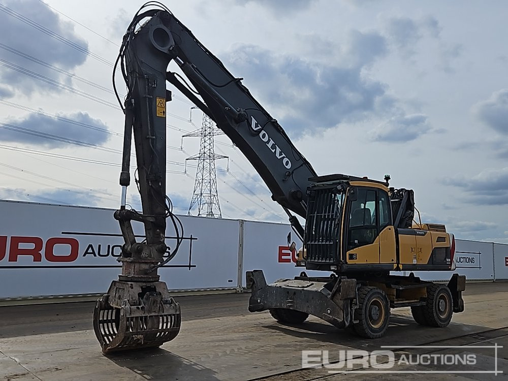 2017 Volvo EW210 - 휠 굴삭기 : 사진 1 2017 Volvo EW210 - 휠 굴삭기 : 사진 1