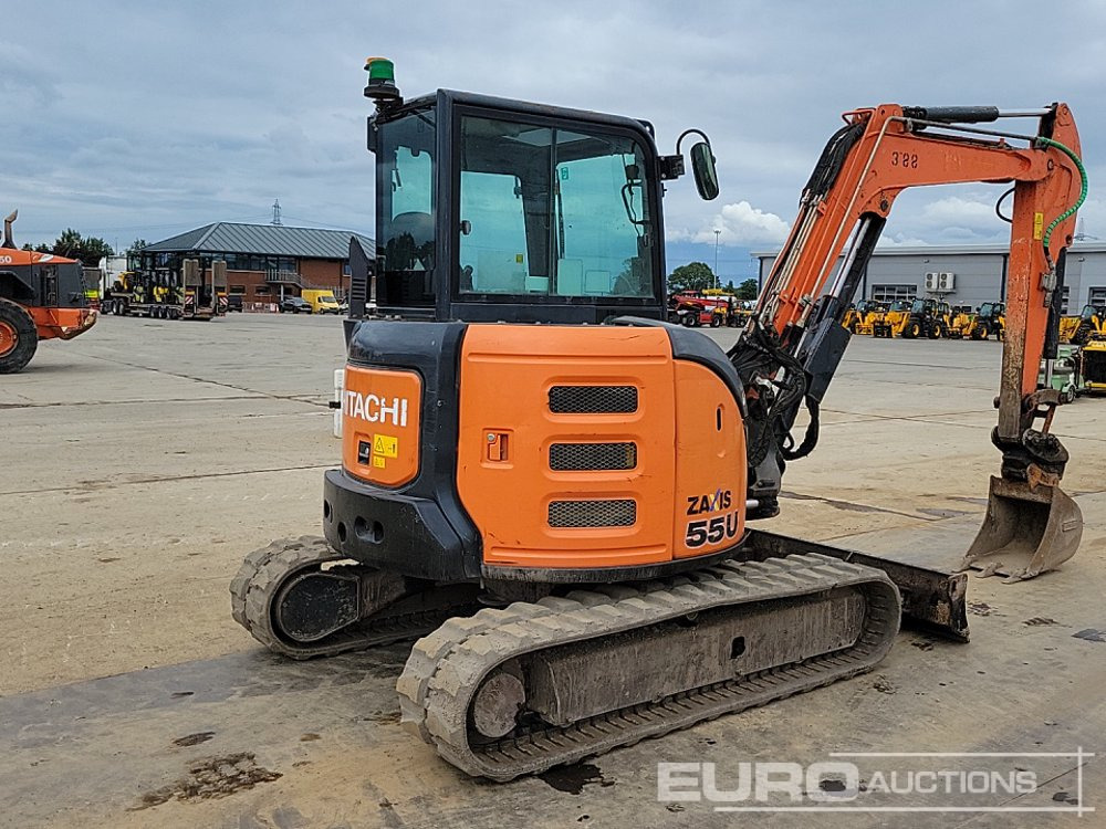 2018 Hitachi ZX55U-5A CLR - 미니 굴삭기 : 사진 5 2018 Hitachi ZX55U-5A CLR - 미니 굴삭기 : 사진 5