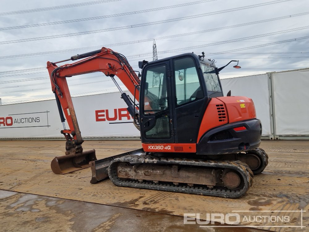 2018 Kubota KX080-4A - 미니 굴삭기 : 사진 3 2018 Kubota KX080-4A - 미니 굴삭기 : 사진 3