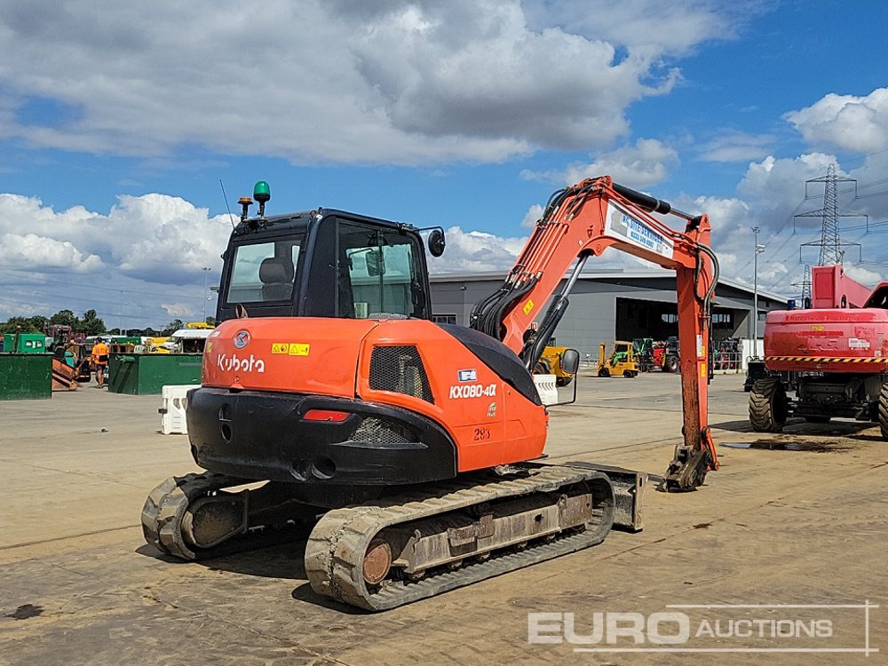 2018 Kubota KX080-4A - 미니 굴삭기 : 사진 5 2018 Kubota KX080-4A - 미니 굴삭기 : 사진 5