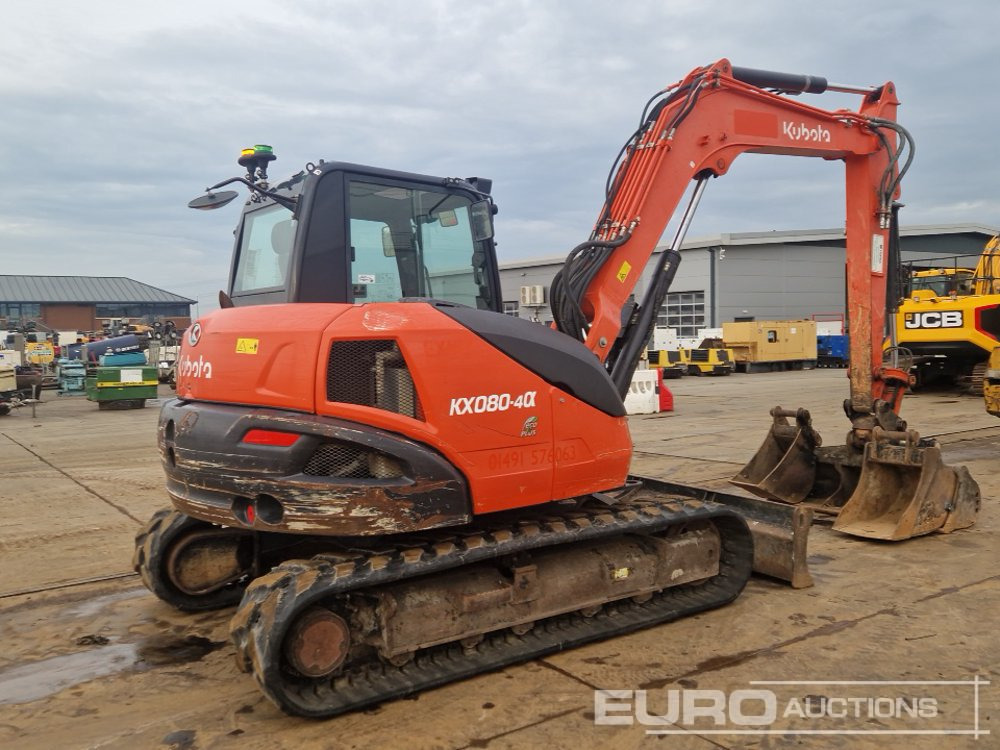 2018 Kubota KX080-4A - 미니 굴삭기 : 사진 5 2018 Kubota KX080-4A - 미니 굴삭기 : 사진 5