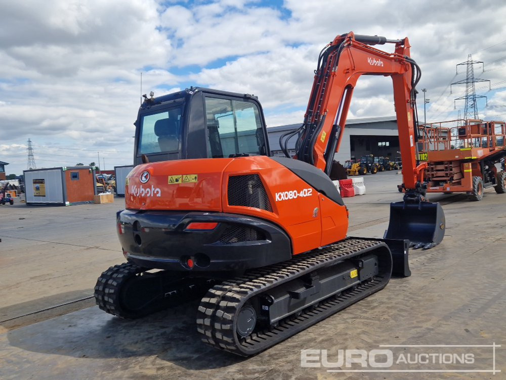 2018 Kubota KX080-4A - 미니 굴삭기 : 사진 5 2018 Kubota KX080-4A - 미니 굴삭기 : 사진 5
