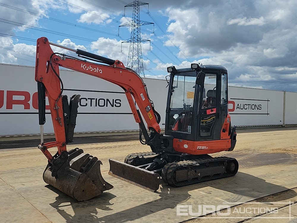 2018 Kubota KX101-3A4 - 미니 굴삭기 : 사진 1 2018 Kubota KX101-3A4 - 미니 굴삭기 : 사진 1