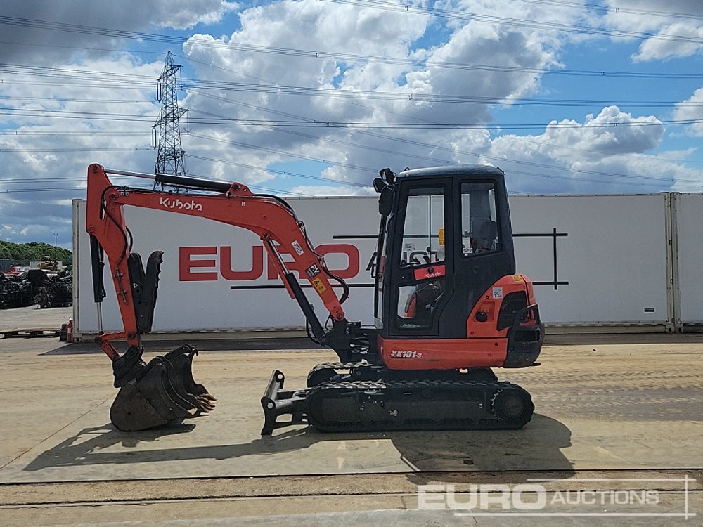 2018 Kubota KX101-3A4 - 미니 굴삭기 : 사진 2 2018 Kubota KX101-3A4 - 미니 굴삭기 : 사진 2