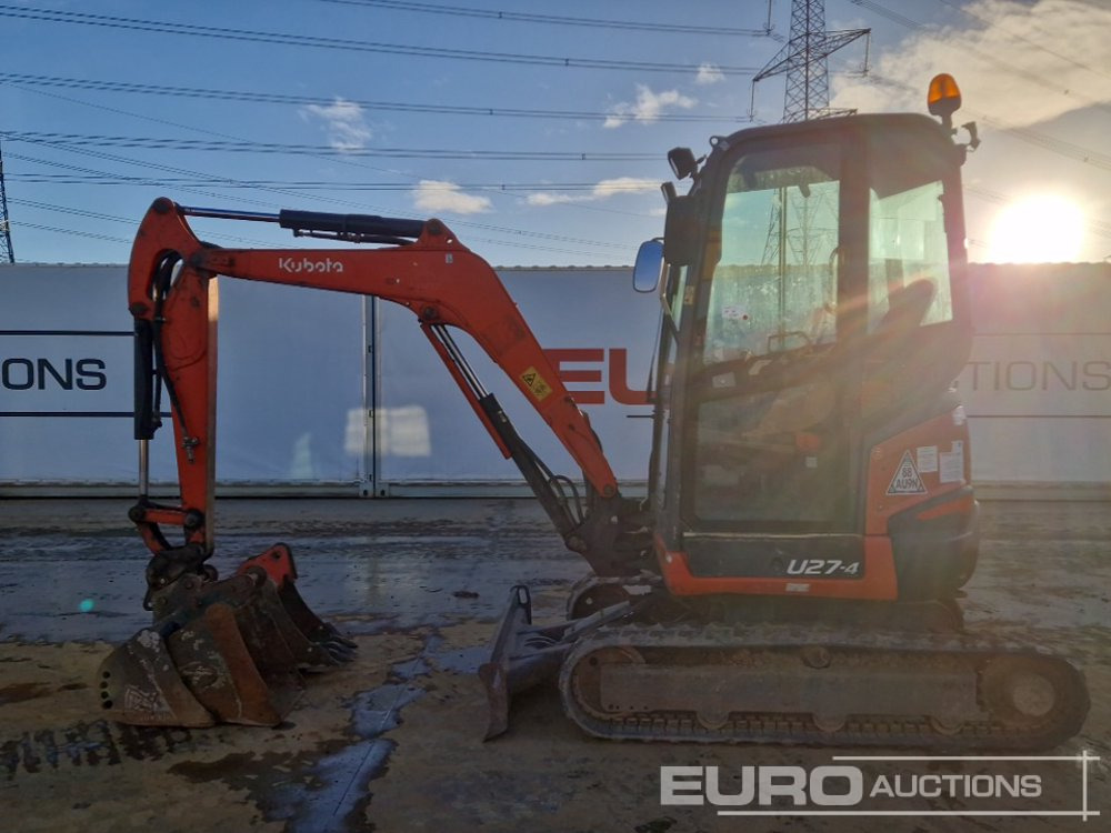 2018 Kubota U27-4 - 미니 굴삭기 : 사진 2 2018 Kubota U27-4 - 미니 굴삭기 : 사진 2