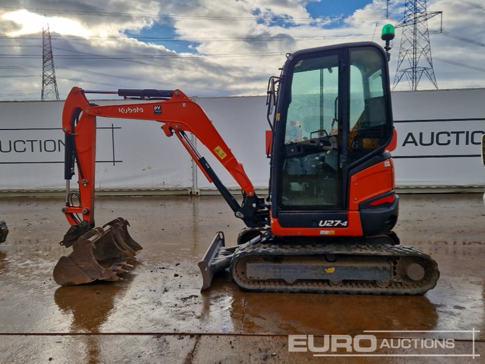 2018 Kubota U27-4 - 미니 굴삭기 : 사진 2 2018 Kubota U27-4 - 미니 굴삭기 : 사진 2