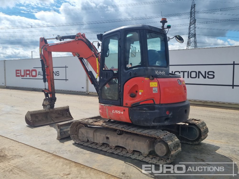 2018 Kubota U55-4 - 미니 굴삭기 : 사진 3 2018 Kubota U55-4 - 미니 굴삭기 : 사진 3