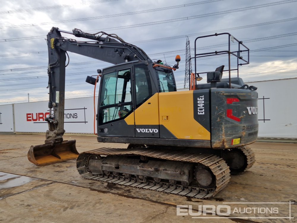 2018 Volvo EC140EL - 크롤러 굴삭기 : 사진 3 2018 Volvo EC140EL - 크롤러 굴삭기 : 사진 3