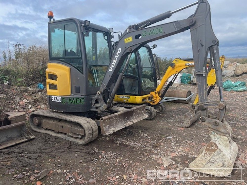 2018 Volvo ECR25D - 미니 굴삭기 : 사진 1 2018 Volvo ECR25D - 미니 굴삭기 : 사진 1