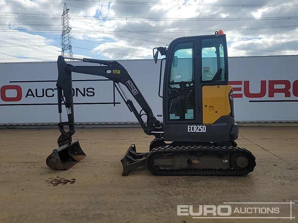 2018 Volvo ECR25D - 미니 굴삭기 : 사진 2 2018 Volvo ECR25D - 미니 굴삭기 : 사진 2