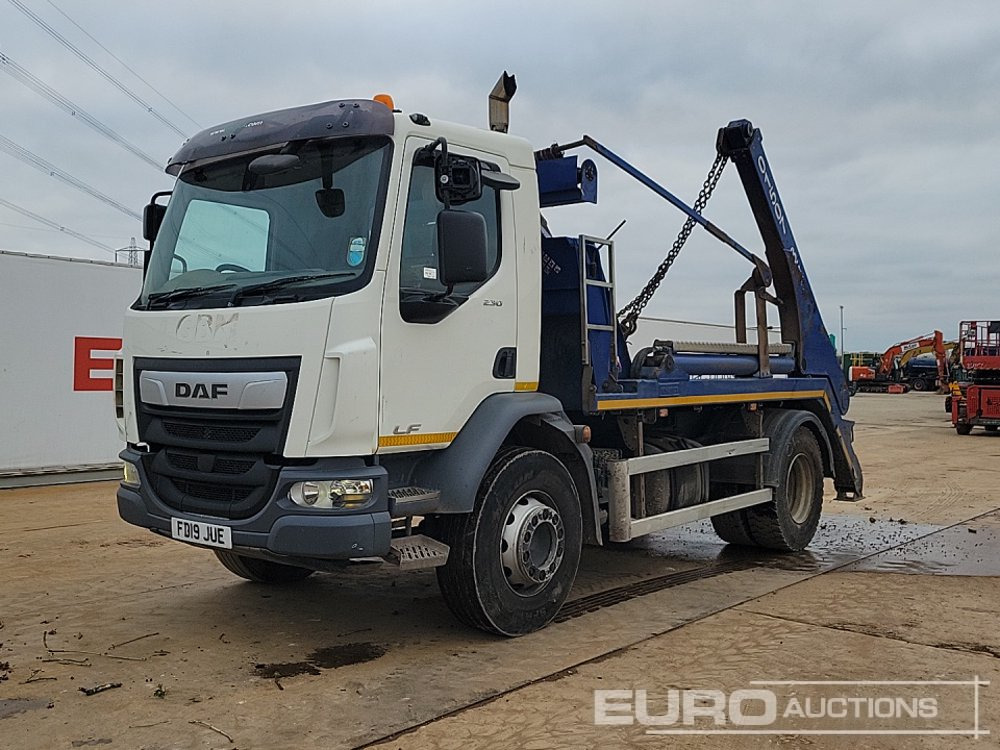2019 DAF LF230 - 스킵 로더 트럭 : 사진 1 2019 DAF LF230 - 스킵 로더 트럭 : 사진 1