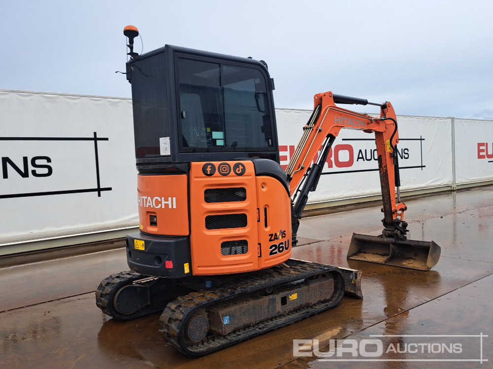 2019 Hitachi ZX26U-5A CR - 미니 굴삭기 : 사진 5 2019 Hitachi ZX26U-5A CR - 미니 굴삭기 : 사진 5