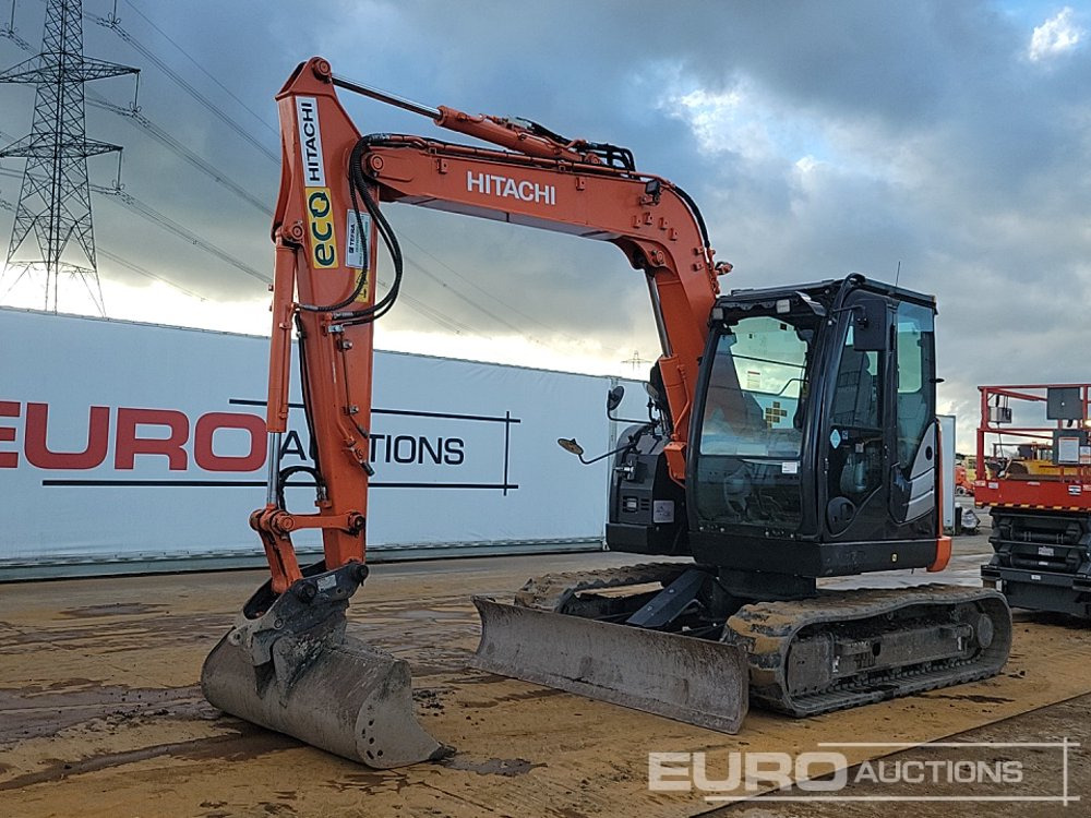 2019 Hitachi ZX85US-6 - 미니 굴삭기 : 사진 1 2019 Hitachi ZX85US-6 - 미니 굴삭기 : 사진 1