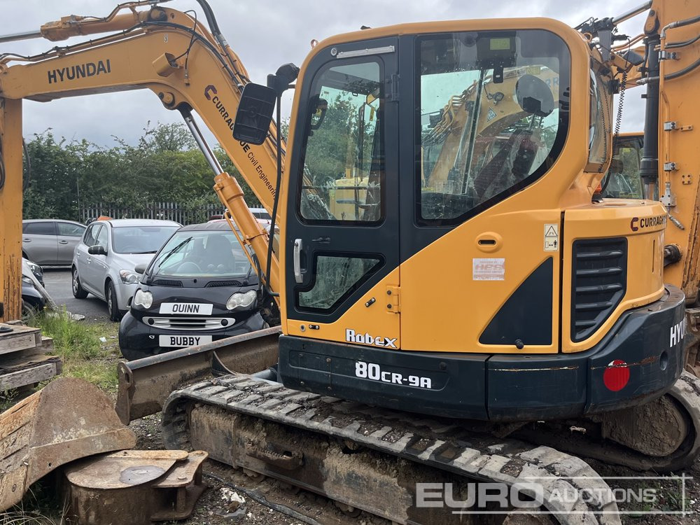 2019 Hyundai Robex R80CR-9A - 미니 굴삭기 : 사진 1 2019 Hyundai Robex R80CR-9A - 미니 굴삭기 : 사진 1