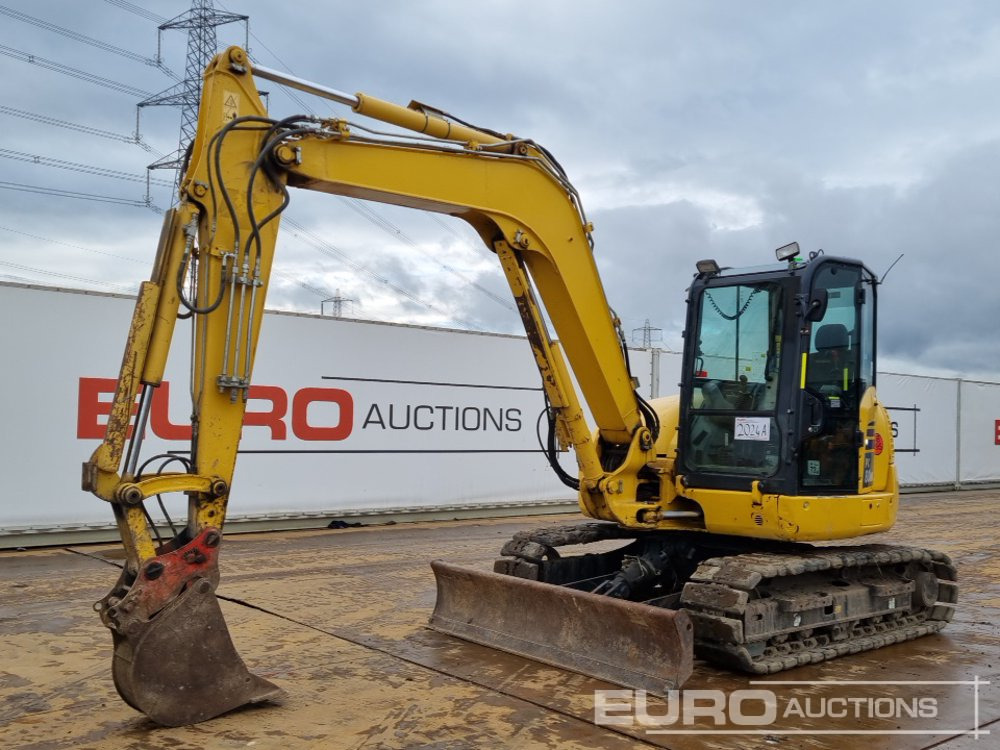2019 Komatsu PC80MR-5E0 - 미니 굴삭기 : 사진 1 2019 Komatsu PC80MR-5E0 - 미니 굴삭기 : 사진 1