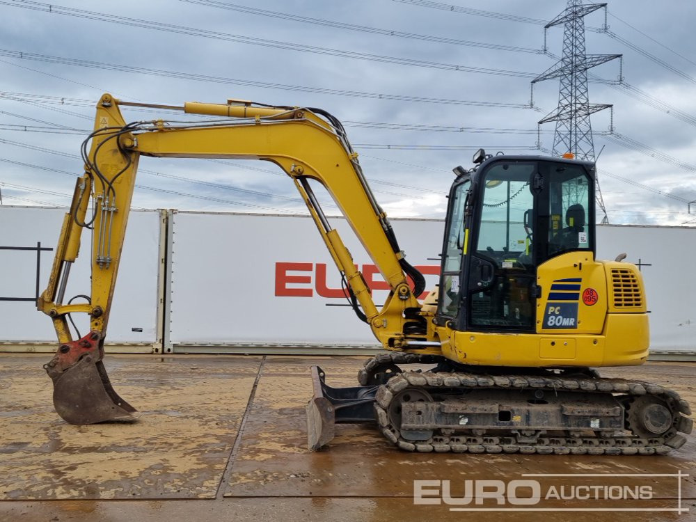 2019 Komatsu PC80MR-5E0 - 미니 굴삭기 : 사진 2 2019 Komatsu PC80MR-5E0 - 미니 굴삭기 : 사진 2