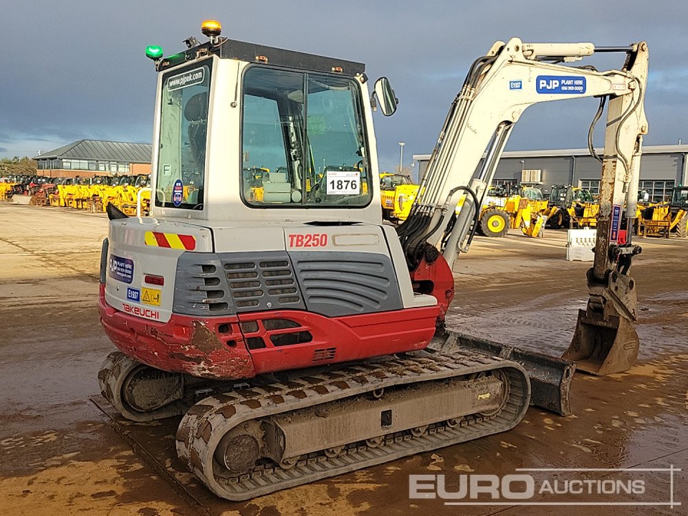 2019 Takeuchi TB250 - 미니 굴삭기 : 사진 5 2019 Takeuchi TB250 - 미니 굴삭기 : 사진 5