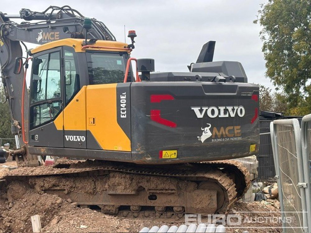 2019 Volvo EC140EL - 크롤러 굴삭기 : 사진 3 2019 Volvo EC140EL - 크롤러 굴삭기 : 사진 3