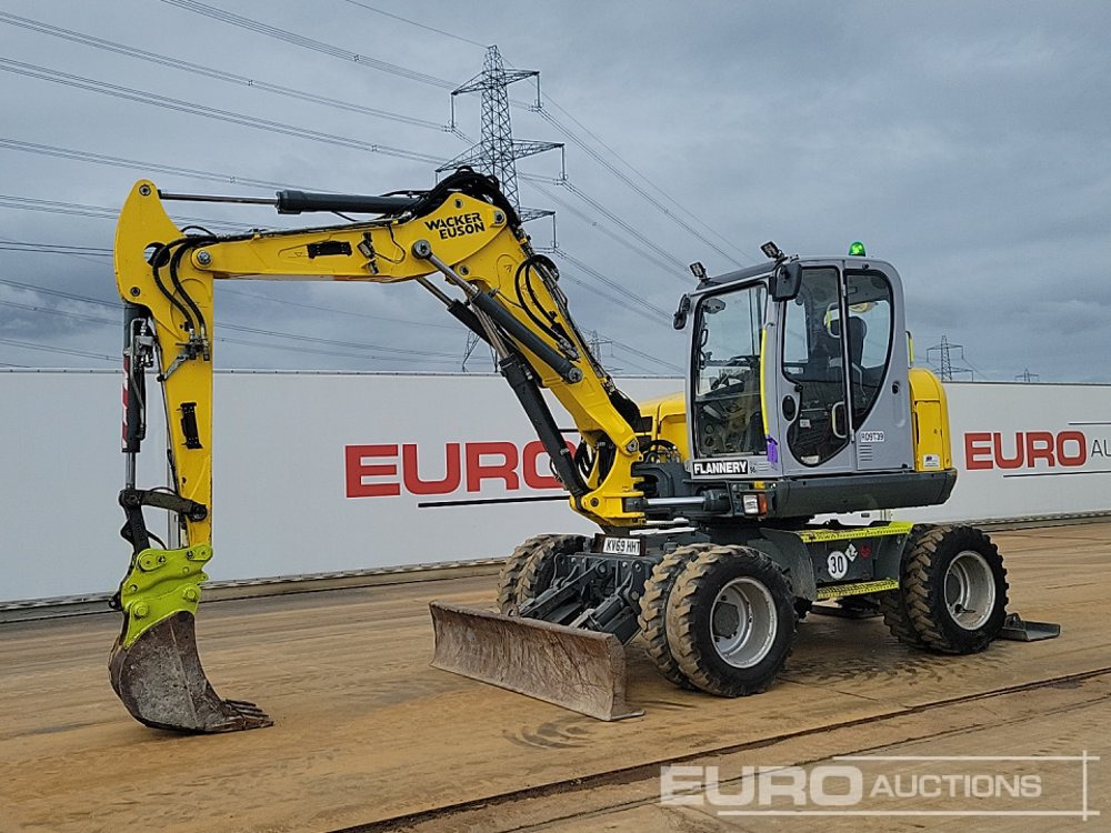 2019 Wacker Neuson EW100 - 휠 굴삭기 : 사진 1 2019 Wacker Neuson EW100 - 휠 굴삭기 : 사진 1