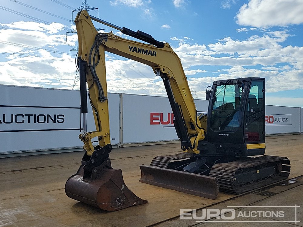 2019 Yanmar ViO80-1A - 미니 굴삭기 : 사진 1 2019 Yanmar ViO80-1A - 미니 굴삭기 : 사진 1