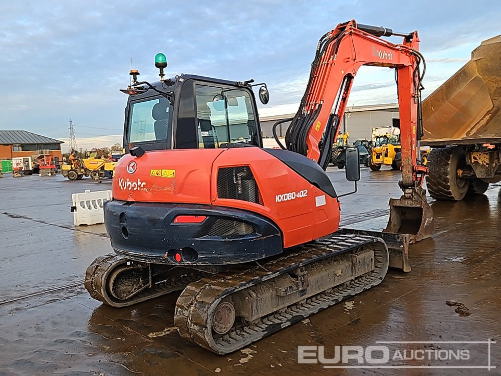 2020 Kubota KX080-4A2 - 미니 굴삭기 : 사진 5 2020 Kubota KX080-4A2 - 미니 굴삭기 : 사진 5