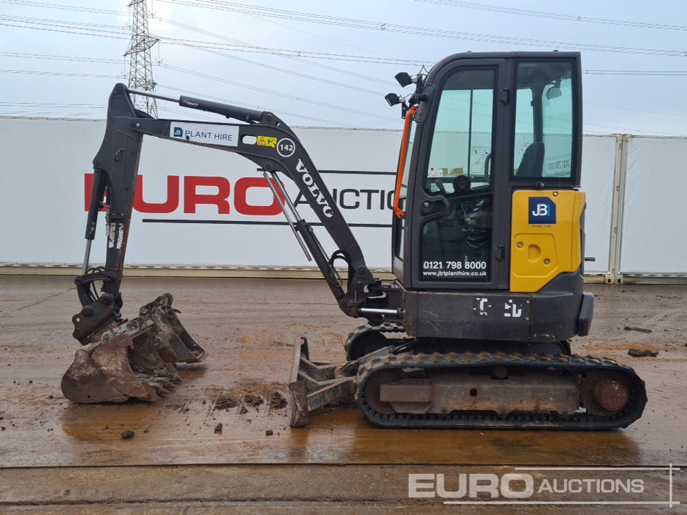 2020 Volvo ECR25D - 미니 굴삭기 : 사진 2 2020 Volvo ECR25D - 미니 굴삭기 : 사진 2