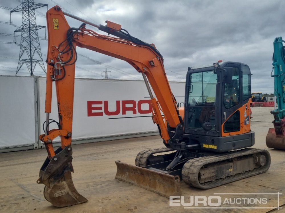 2021 Doosan DX63-3 - 미니 굴삭기 : 사진 1 2021 Doosan DX63-3 - 미니 굴삭기 : 사진 1